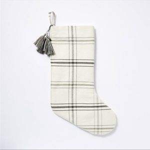 Plaid Holiday Stocking Green - Threshold designed with Studio McGee